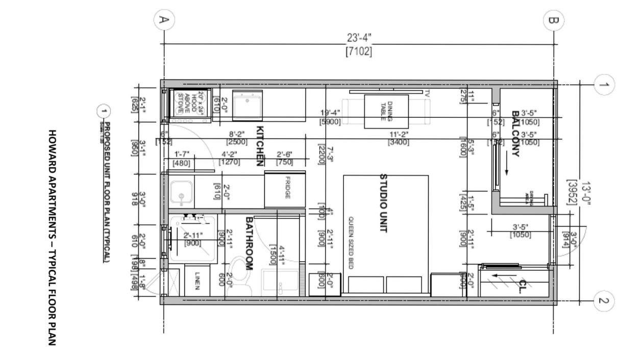 Floor Plan Howard Avenue